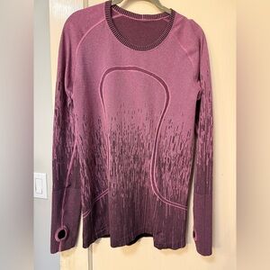 lululemon athletica Purple Long Sleeve Top